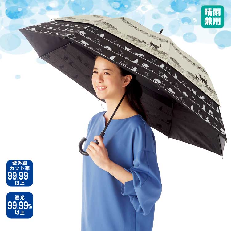 ゲリラ豪雨対策＆完全遮光トランスフォーム傘